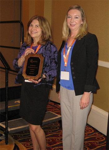 Dr. Linda Patia Spear,Elsevier Distinguished Lecturer, with Liz Perill, Publishing Editor of NTT. 