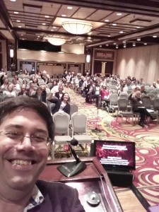 The first Patricia Rodier award winner, Gregg Stanwood, getting the first (known) group selfie while speaking at NBTS.